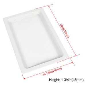 White Skylight Inner Dome 24x16 Inch For RV/Camper/Food Truck
