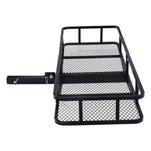Load image into Gallery viewer, Folding Hitch Mount Cargo Carrier Rack Rear Luggage Basket For Car SUV Truck