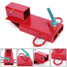 Load image into Gallery viewer, 2 Inches Clamp On Forklift Hitch Receiver Pallet Fork Trailer Towing Adapter