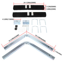 Load image into Gallery viewer, 2 x Boat Trailer 2&#39; Side Guide Bunk Board Guide-On w/ Carpet-padded Boards