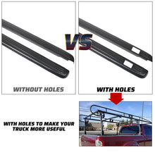 Load image into Gallery viewer, 7201151 Truck Bed Rail Caps Cover W/Holes 6.5ft For 99-07 Chevy Silverado Sierra