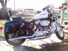 Load image into Gallery viewer, Black Motorcycle Hard Saddle Bags w/ Mounting Hardware For Cruisers US