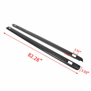 7201151 Truck Bed Rail Caps Cover W/Holes 6.5ft For 99-07 Chevy Silverado Sierra