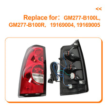 Load image into Gallery viewer, For 03 04 05 06 Chevy Silverado 1500 2500 3500HD Red Tail Lights Brake Lamp Pair