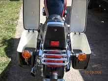 Load image into Gallery viewer, Black Motorcycle Hard Saddle Bags w/ Mounting Hardware For Cruisers US