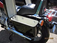 Load image into Gallery viewer, Black Motorcycle Hard Saddle Bags w/ Mounting Hardware For Cruisers US